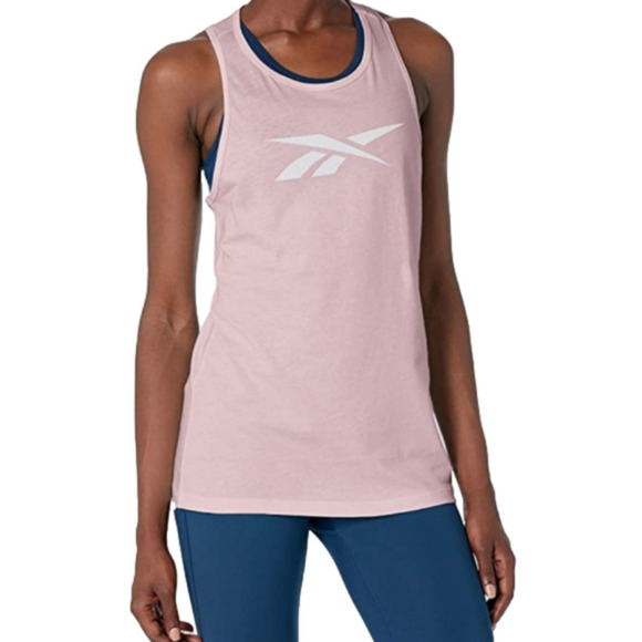 Reebok Tops - 𝅺Reebok Graphic Athletic Racerback Tank Top